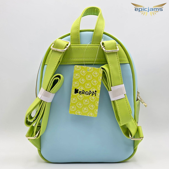 Sanrio Hello Kitty and Friends Keroppi Onigiri Green Mini Backpack Bag New - Picture 5 of 6